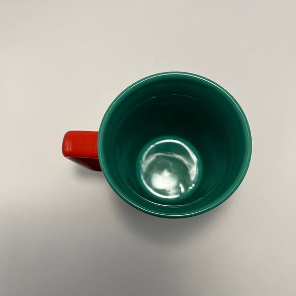 Starbucks 2024 Christmas Holiday Green Blue Marbled Swirl Coffee Cup Mug 13 Oz - Picture 3 of 7